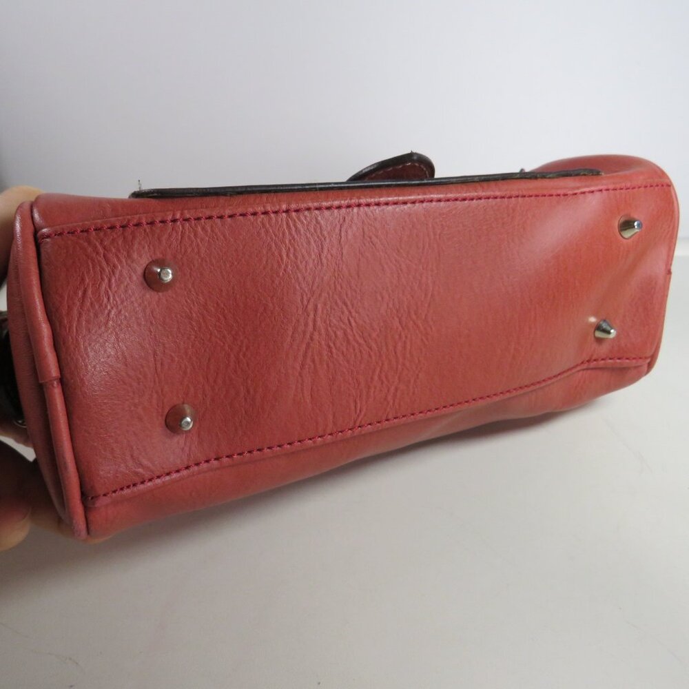 Bellerose Terracotta Leather Baguette Bag with Key Charm - Picture 10 of 10